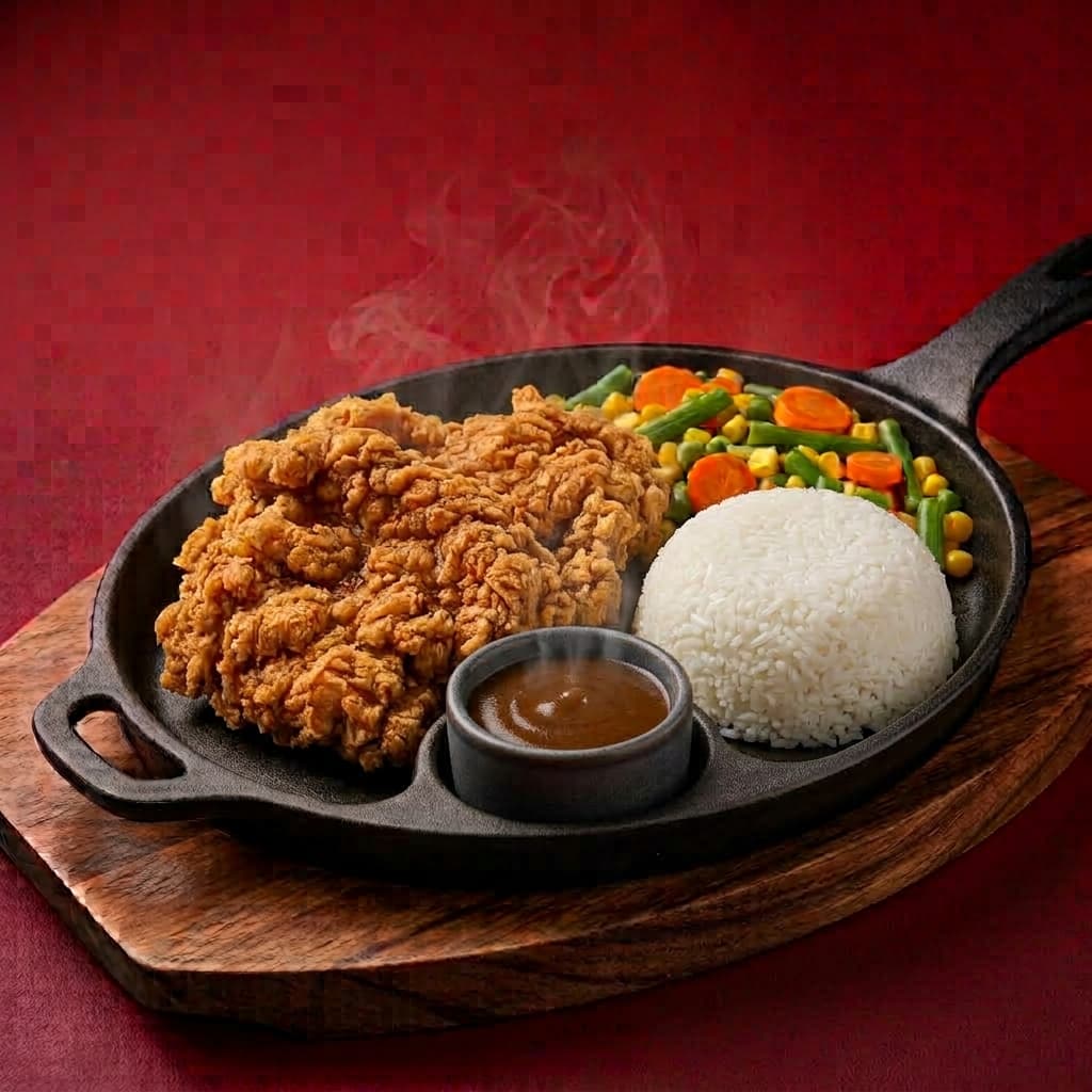 Chicken Steak Crispy Nasi